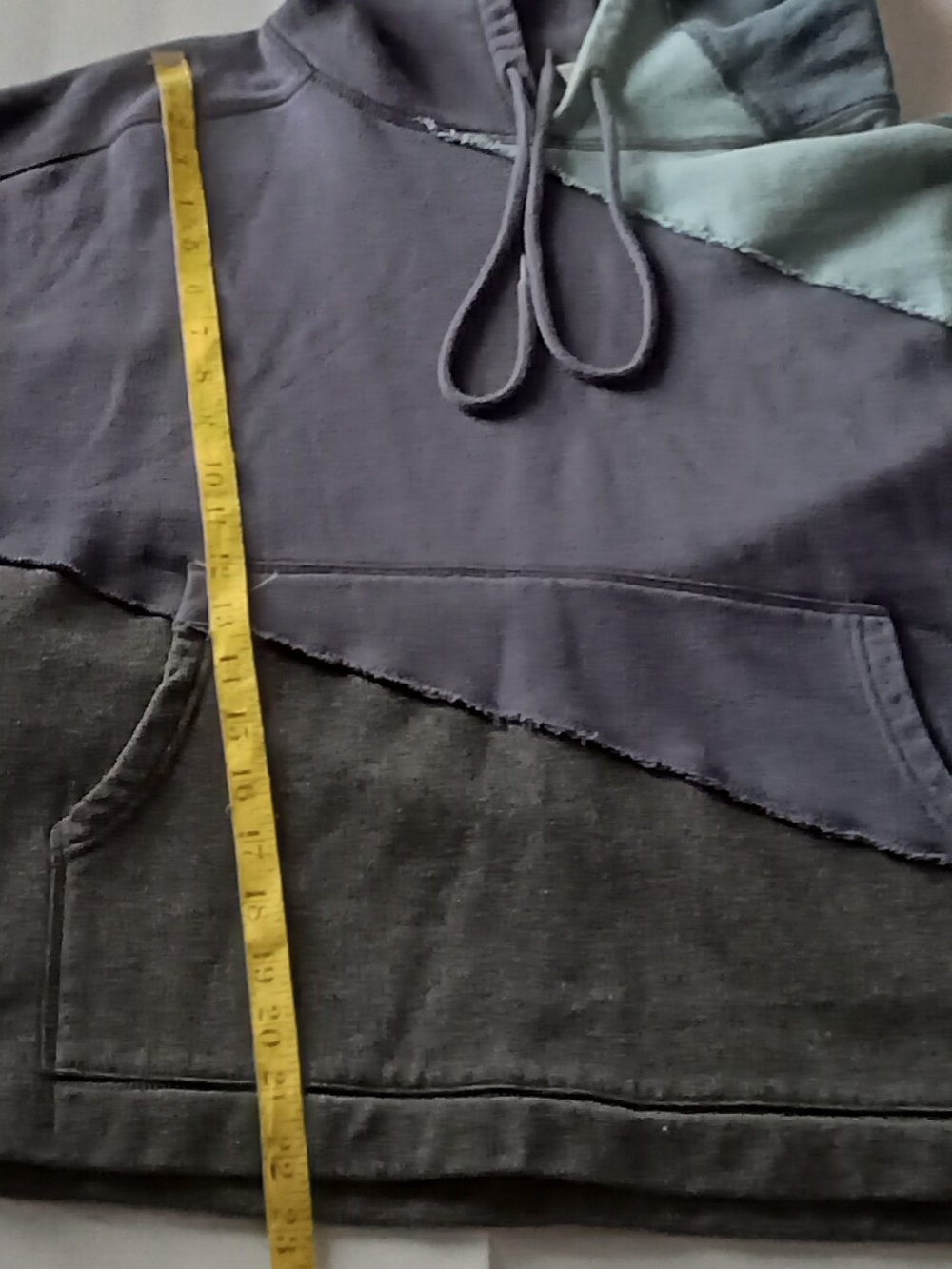FP Movement by Free People Colorblock Hooded Sweatshirt in Navy and Charcoal - Picture 3 of 10